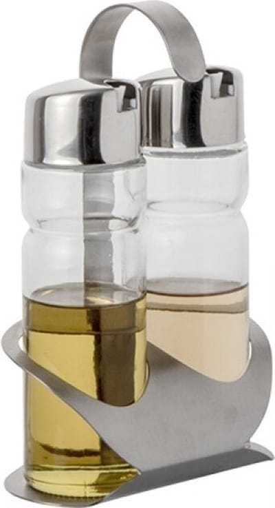 Bestekset 2-delig: Soeplepel en Trancheervork - Inox 18/10 gepolijst - Lengte 24cm - Emga