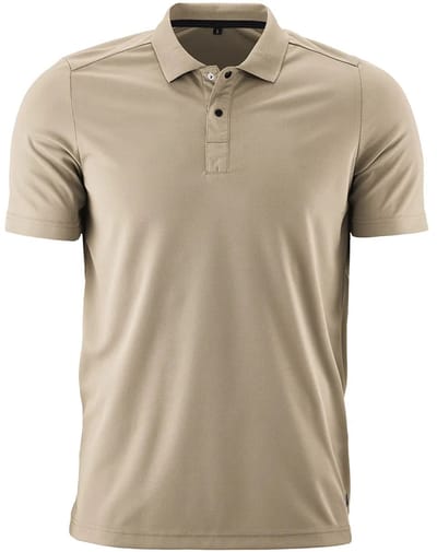 Gonso Essential Korte Mouw Poloshirt Beige M Man