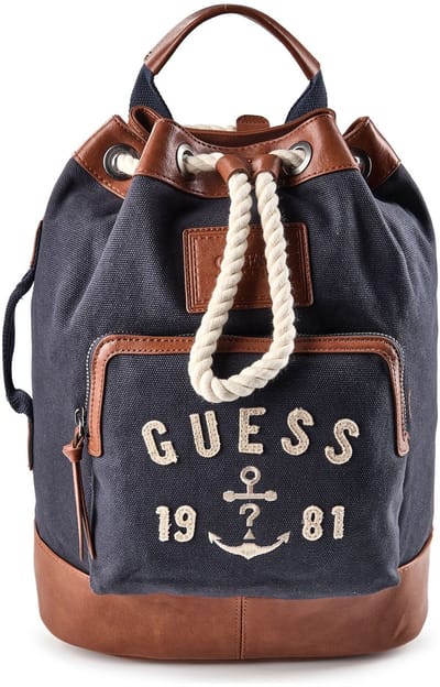 GUESS slingtas Oslo Bucket Blue Night donkerblauw