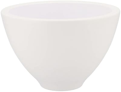 DK Design Bloempot/plantenpot - Vinci- wit mat - voor kamerplant - D15 x H23 cm