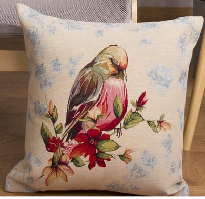 Kussenhoes - Luxe gobelinstof - Bird 2 - Vogel