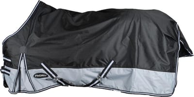 Pagony Tiger 500 Winterdeken - Paardendeken - Maat: 165 - Zwart - Nylon