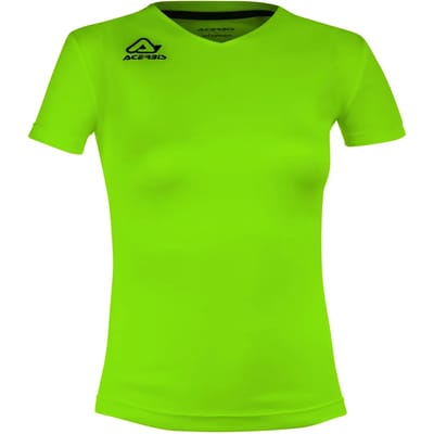 Acerbis Sports DEVI WOMAN TRAINING S/SL T-SHIRT FLUO GREEN XXS height JR: 156/165 .061 height JR: 145/155 .060
