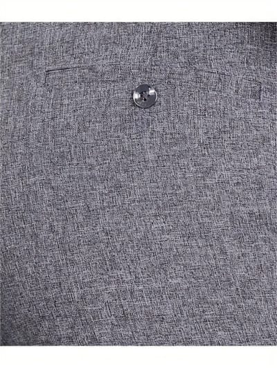 Nivard Linnen Broek Heren - Zomerbroek - Volwassenen - Lange Broek - Pantalon - Strandbroek - Zomer - Ibiza Stijl - Donkergrijs - Maat XL