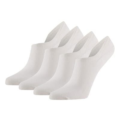 Apollo - Sneakersokken biologisch katoen - Wit - Maat 35/38 - 3 Paar - Sneakersokken dames - Footies - Biologisch - Sneakersokken dames 35/38
