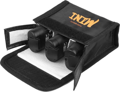 50CAL Large LiPo accu battery safety bag (3 accu's) - geschikt voor DJI Mavic Mini