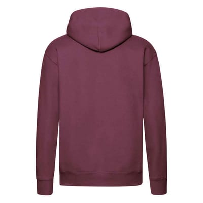 Fruit of the Loom Heren Premium Hoodie (Bourgondië)