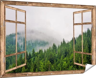 Gards Tuinposter - 90x60 cm - Tuindoek - Tuindecoratie - Wanddecoratie buiten - Tuinschilderij