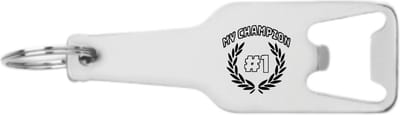 Akyol - mijn kampioen flesopener - Sport - familie vrienden kampioen - cadeau - 105 x 25mm