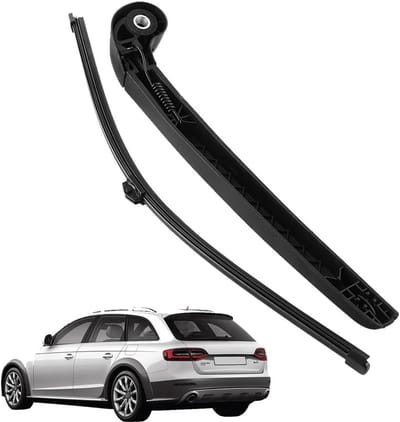 Achterruitwisser Set voor Auto, Inclusief Wisserarm en Wisserblad voor A4 B8 2008-2013, Perfecte Vervanging voor Duidelijk Zicht en Veiligheid