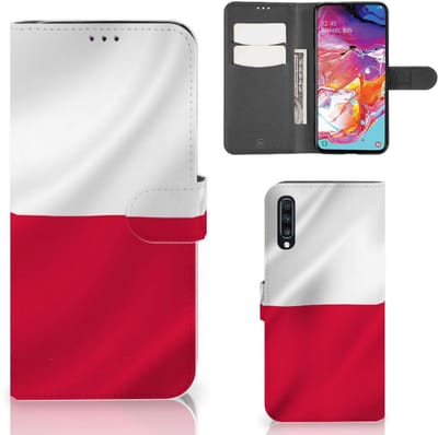 Samsung Galaxy A70 Bookstyle Case Polen
