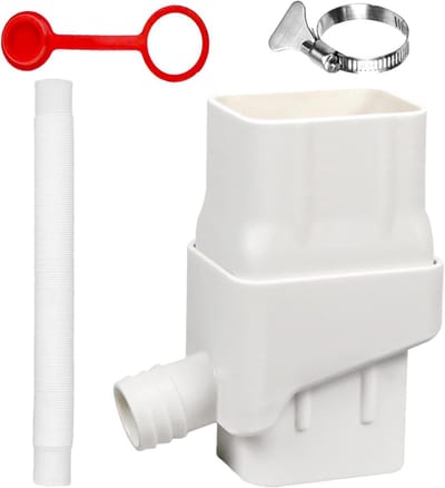 Regenwater Opvangsysteem - Water Inverter Kit - Duurzaam Tuinieren - Verzamelt Dubbel Regenwater - Voor 2x 3" Afvoeren