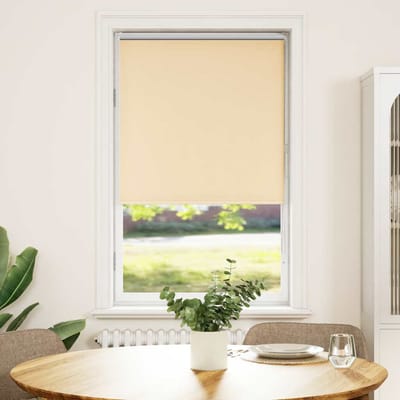 vidaXL - Rolgordijn - verduisterend - 80x130cm - stofbreedte - 75,7 - cm - polyester