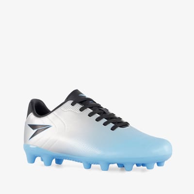 Dutchy FG kinder voetbalschoenen zilver blauw - Maat 32 - Uitneembare zool