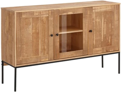 Freya-Dressoir - 2-deuren 1-glasdeur - Natuur