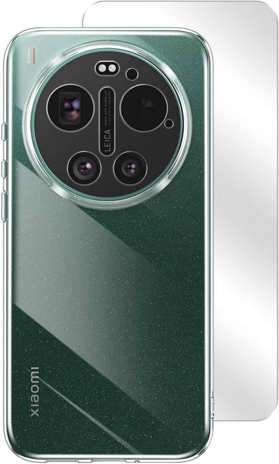 Mayaxess, Hoesje voor Xiaomi 17 Ultra met Gehard Glas Schermbescherming, Transparant