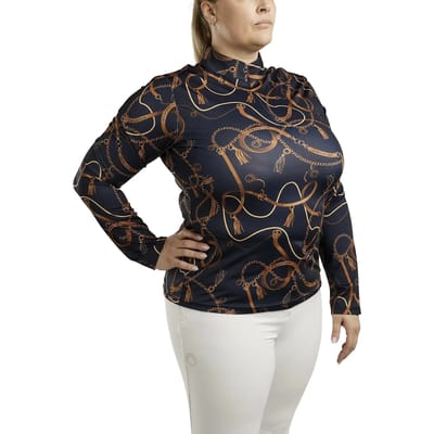 Montar Trainingshirt Montar Haily Print Donkerblauw