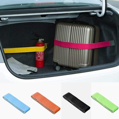 Kabelriemen Cargo - Vaste Bandjes - Auto Trunk Opslag - Herbruikbare Bevestiging - 5x60cm - Zwart