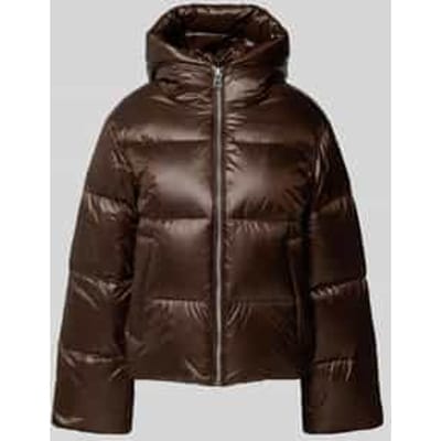 Regular fit donsjack met capuchon
