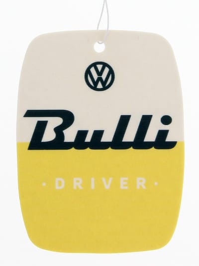 VW Bus luchtverfrisser “Bulli Driver” opschrift Volkswagen gelicentieerd voor auto/motor en thuis (Citroen)
