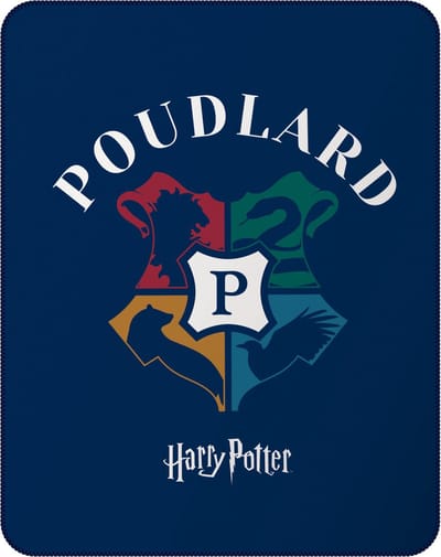 Harry Potter Fleece deken Logo - 110 x 140 cm - Polyester