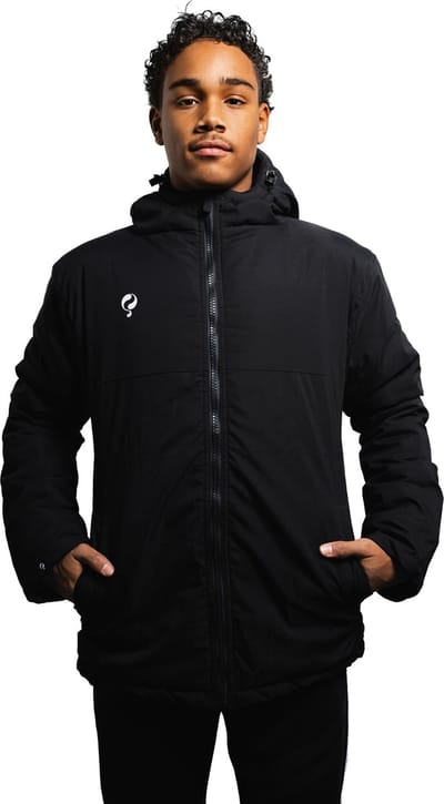 Heren Padded Jacket Evergreen - Zwart/Wit