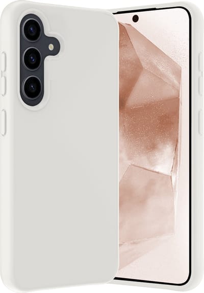 Hoes - Geschikt voor Samsung Galaxy A55 - Sterk & Shockproof - Hoesje Cover - Siliconen Case - Wit