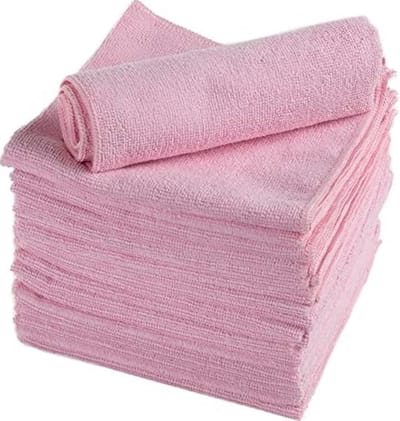 KURTT microvezeldoekjes professional - roze - 10 stuks - 40x40cm - zonder schoonmaakmiddel effectief - Microfiber schoonmaakdoekjes - Microvezel doekjes - reinigingsdoekjes - reinigen - schoonmaakdoek