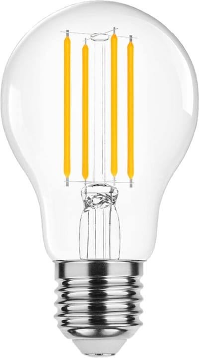 Modee E27 LED Lamp 8W - 1055lm - 2700K - Warm Wit - LED Filament Globe A60 - Vervangt 75W Halogeen Gloeilamp