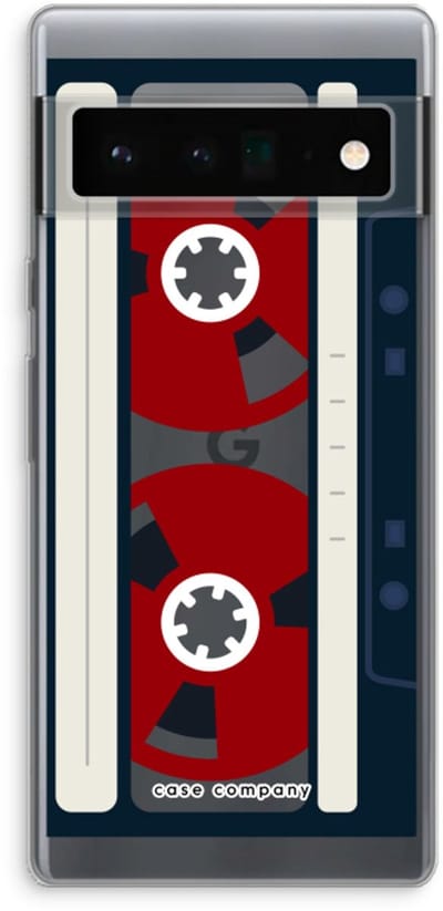 Case Company® - Hoesje geschikt voor Google Pixel 6 Pro hoesje - Here's your tape - Soft Cover Telefoonhoesje - Bescherming aan alle Kanten en Schermrand