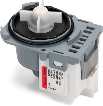 Afvoer Pomp - Machine Onderdeel - Wasmachine Reparatie - Magnetische Motor - 40W - Grijs