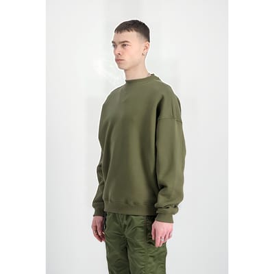 Alpha Industries Crewneck Uv Sage-green Maat: XS | Sweaters Outlet | Heren | Groen