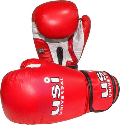 Bokshandschoenen - Wedstrijdhandschoenen Boksen - Sport Training - Ergonomisch Gevormd - 10 oz - Rood