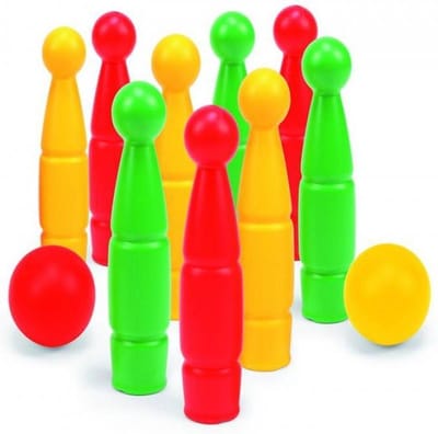 Wader Kregle Bowling Set Met 2 Ballen