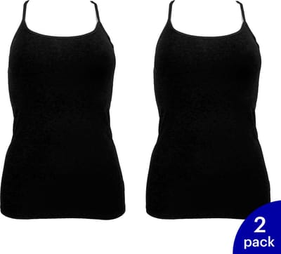 O'Neill - 2-Pack - Racerback Hemd - Organisch Elastisch - Dames - zwart - S - 809021