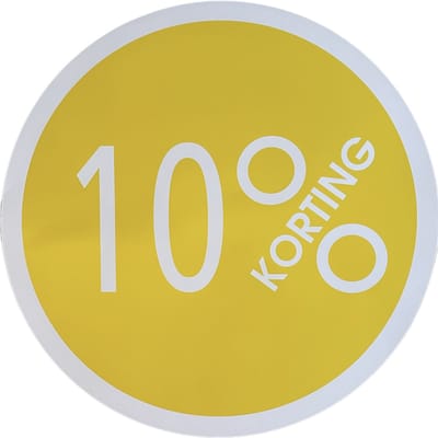 Raambiljet 10% korting Cirkel 48 cm