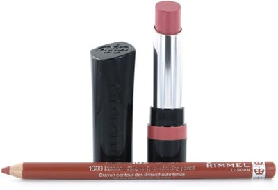 Rimmel The Only 1 Lipstick - 250 Mauve Over (+ Lasting Finish Lipliner - 050 Tiramisu)