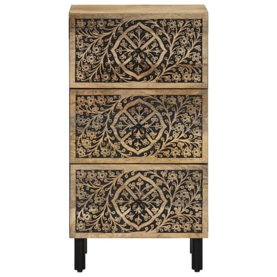 vidaXL - Bijzetkast - 40x33x75 - cm - massief - mangohout