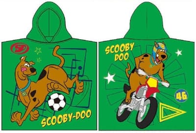 Badponcho Scooby Doo "groen"