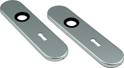 Ami Kortschild - ovaal - 177x44x6,5mm - SL 72 - aluminium F-1
