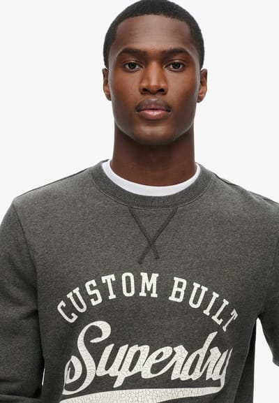 Superdry - Copper Label sweatshirt met ronde hals en afbeelding - Heren - Truien