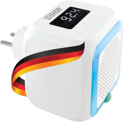 Draadloze FM Bluetooth Wekker met Bewegingsmelder en Nachtlampje - Compact en Stijlvol voor Badkamer, Keuken en Slaapkamer