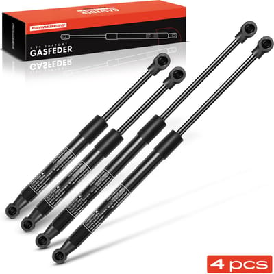 Frankberg 4x Gasveer Motorkap Achterklep voor Smart Roadster Coupé 452