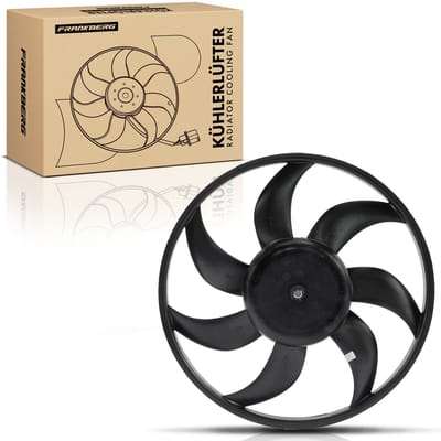 Frankberg 1x Motorradiator enkele ventilator