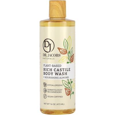Dr. Jacobs Naturals, Gel douche Botanical Rich Castle, Amande nourrissante, 473 ml (473ml) beige