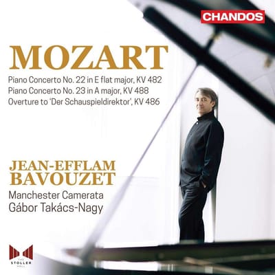 Jean-Efflam Bavouzet, Manchester Camerata, The, Gábor Takács-Nagy - Mozart: Piano Concerto No. 22, K. 482 & No.23, K. 488 (Vol.6) (CD)