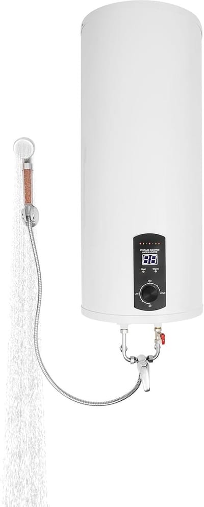 Warmwaterboiler - Boiler - Warm Water Leveren - Digitale Temperatuurweergave - 100 Liter - Wit