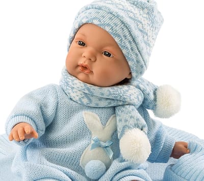 Llorens babypop Joel met geluid en speen 38 cm