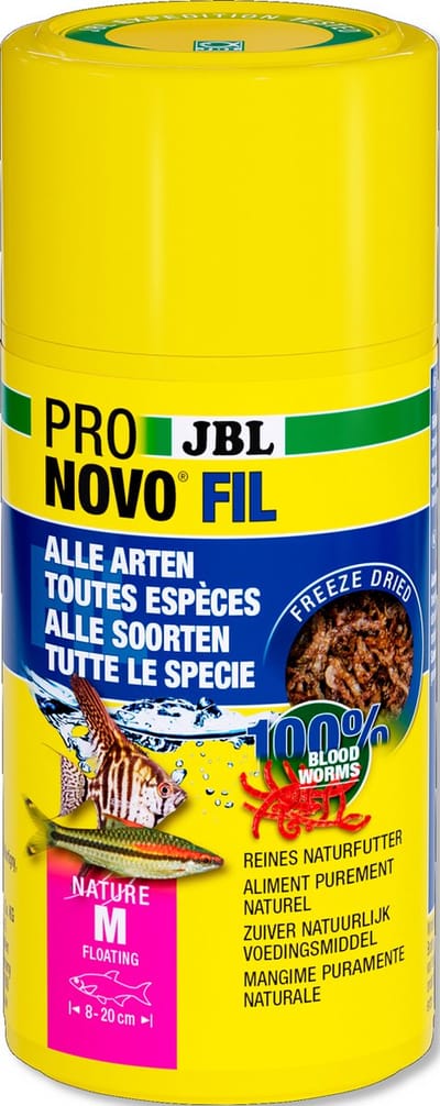 JBL ProNovo Fil - Gevriesdroogde rode muggenlarven 100ML
