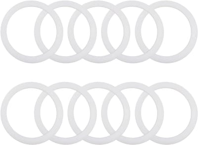 10 Stuks Vervangende Siliconen O-ringen voor Mocha Pannen - Geschikt voor Aluminium Koffiezetapparaten en Bialetti 3 Kopjes